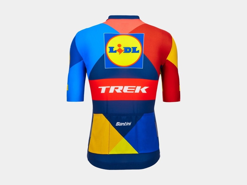 TREK トレック リドル・トレック ウィメンズレプリカレースジャージ Dark Blue/Yellow