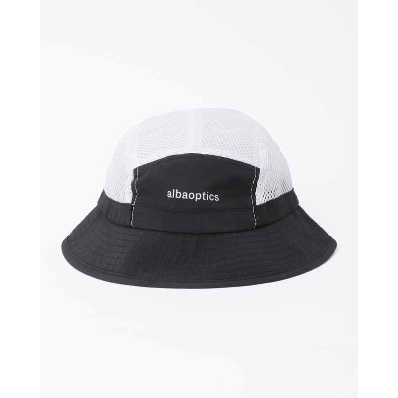 ALBA OPTICS アルバ オプティクス バケットハット【AO BUCKET HAT】 ブラック×ホワイト