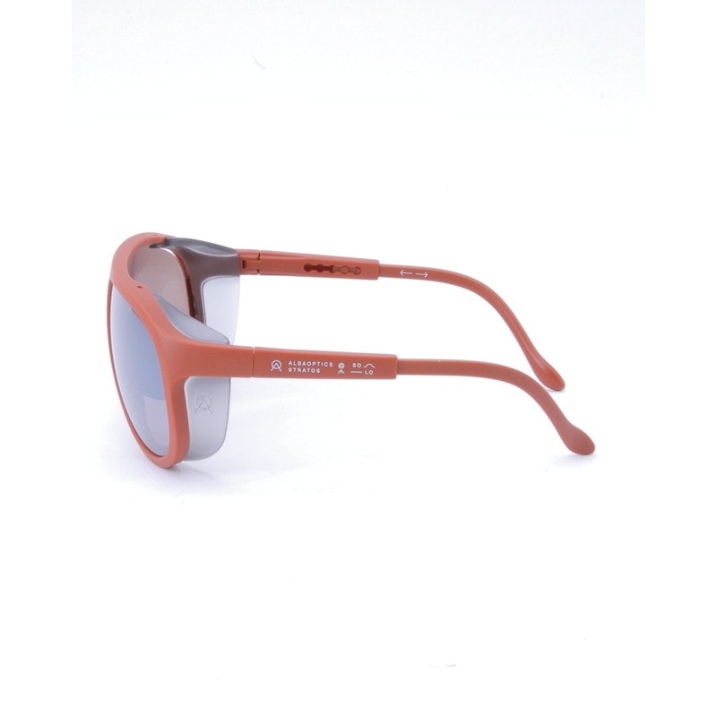 ALBA OPTICS アルバ オプティクス ソロ シルバーミラーレンズ サングラス 【SOLO VZUM MR ALU】 ラスティフレーム（RST*MR ALU）