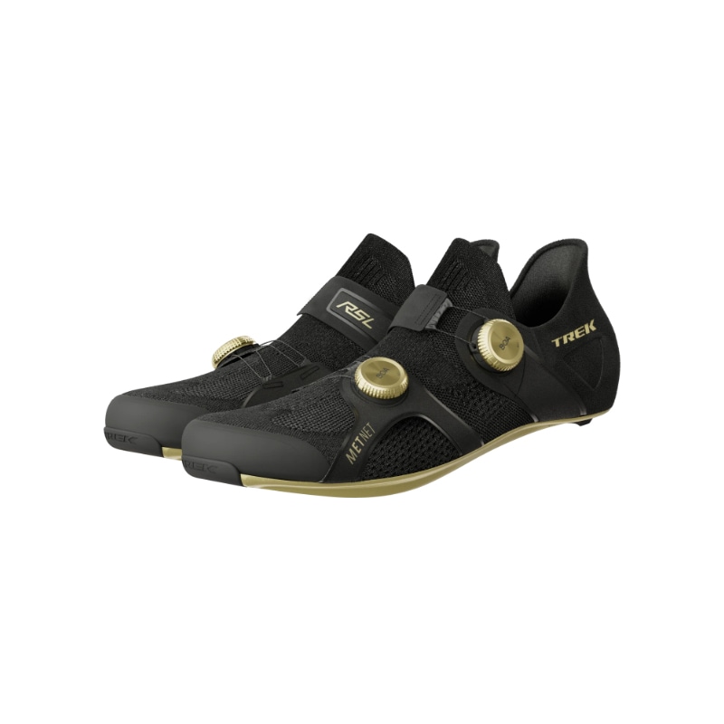 TREK トレック RSL Knit Black/Gold  ロードサイクリングシューズ