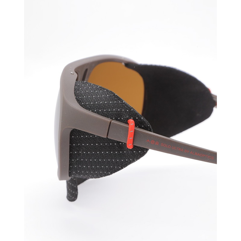 ALBA OPTICS アルバ オプティクス ソロウルトラ 調光シルバーミラーレンズ サングラス 【SOLO ULTRA Barberini F-LENS MR ALU】 エスプレッソフレーム（ESPRESSO*F-LENS MR ALU)