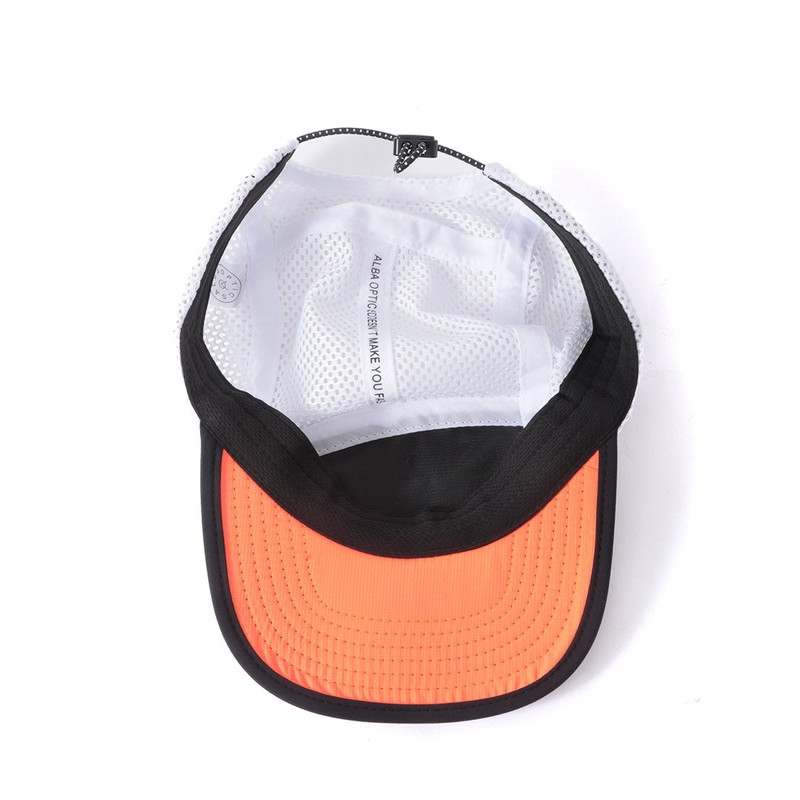 ALBA OPTICS アルバ オプティクス パッカブルトレイルキャップ【PACKABLE TRAIL HAT】 WHT/BLK/ORG