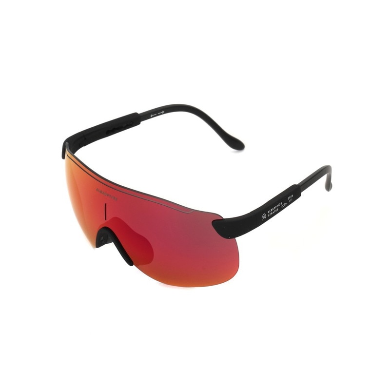 ALBA OPTICS アルバ オプティクス ストラトス レッドミラーレンズ サングラス 【STRATOS VZUM ML LAVA】 ブラックフレーム（BLK*LAVA）