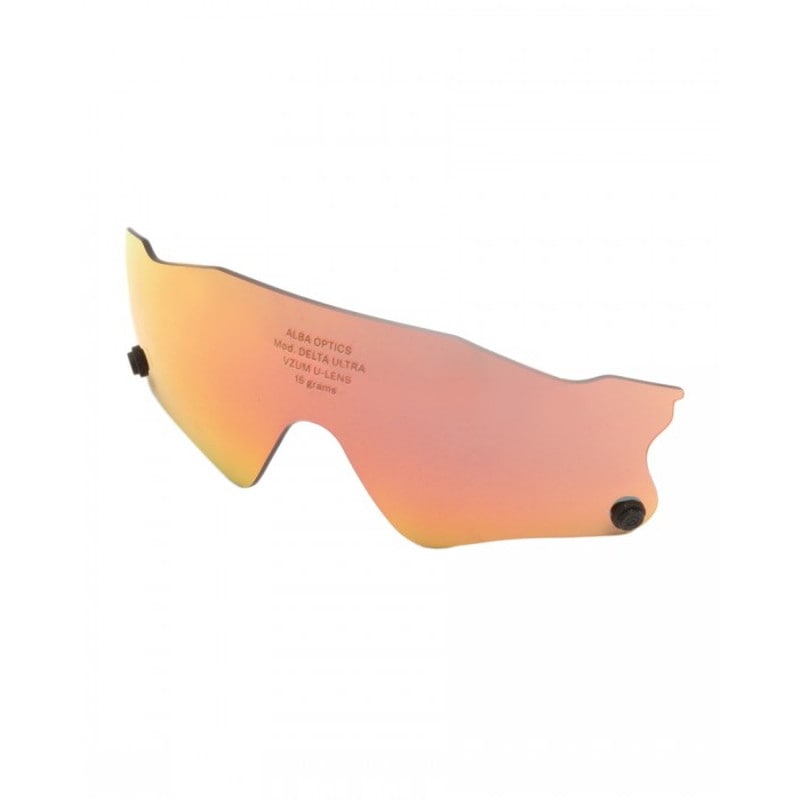 ALBA OPTICS アルバ オプティクス デルタウルトラ用スペアレンズ（ミラーレンズ） 【VZUM A-LENS ULTRA】 レッドミラーレンズ（ML LAVA）